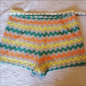 DONATED Forever 21 crochet shorts